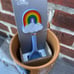 New Disney Eeyore Mug and Spoon Set | Mug Holds 16oz | Winnie The Pooh | Rainbow
