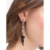 Kate Spade Cat Earrings NWT Black Cat Playing with Crystal Balls
