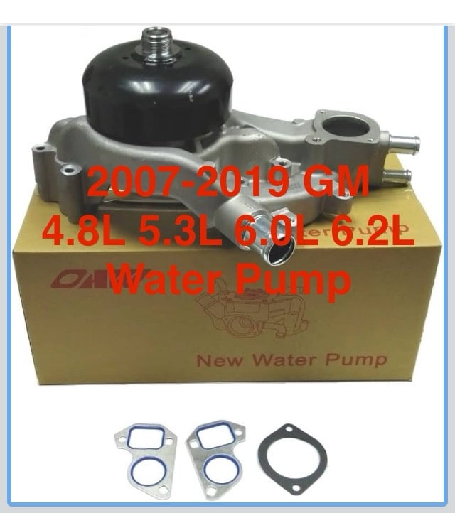 Water Pump GM GMC 4.8L 5.3L 6.0L 6.2L Escalade Silverado Tahoe Trailblazer Sierr
