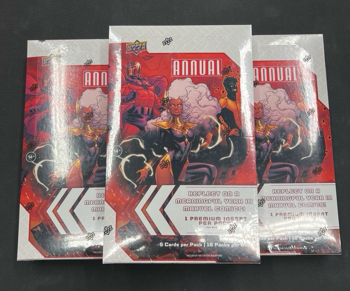 SET OF 3 2022-23 Marvel Annual Hobby Boxes