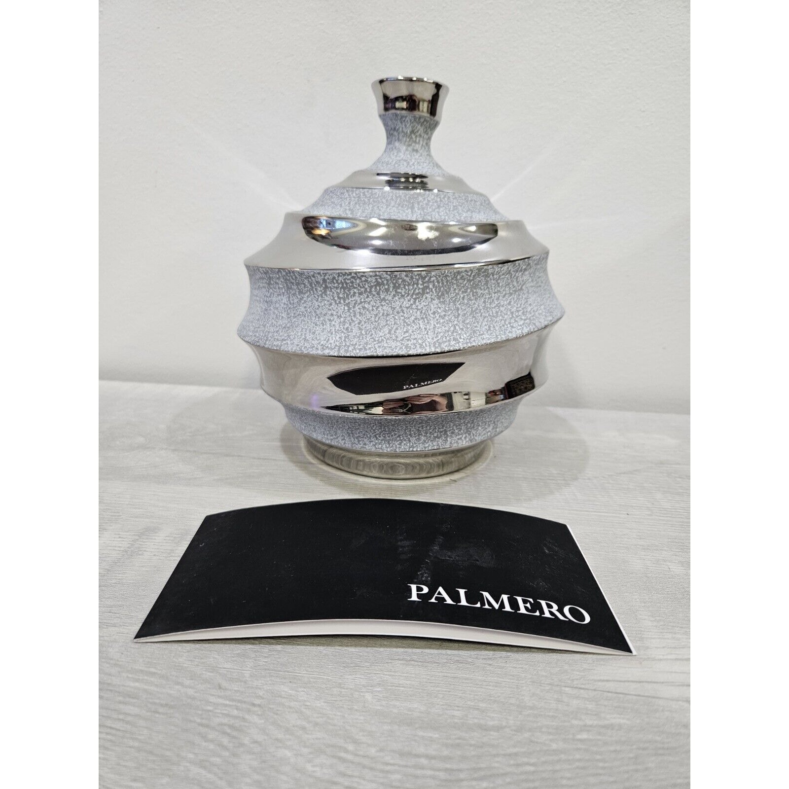 Palmero Rippled Silver Collection – Wavelet Vase 2