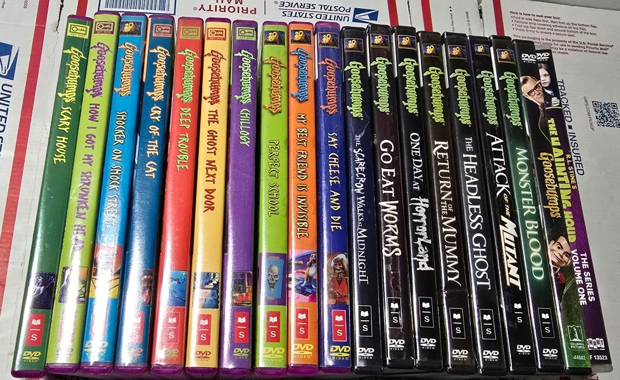 Lot of 19 Goosebumps DVDs