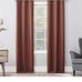 4 terracotta brand new curtains
