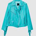 Nasty Gal Fringe Detail Relaxed Leather Jacket