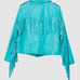 Nasty Gal Fringe Detail Relaxed Leather Jacket