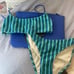 Triangl blue striped XS swimsuit BRAND NEW