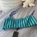 Triangl blue striped XS swimsuit BRAND NEW