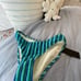 Triangl blue striped XS swimsuit BRAND NEW