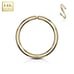 Nose Hoop 1piece 14K gold 20Gauge 8mm nose ring body jewelry nostril hoops.