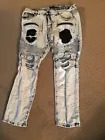 C J BLACK PREMIUM Designer Men’s Jeans 5 Pocket Skinny Flex Size 42 X 32