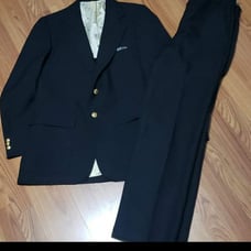Mens vintage 2 piece black suit
