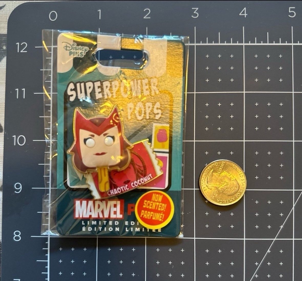 Disney Trading Pins Scarlet Witch Chaotic Coconut Superpower Pops Pin – LE 1000
