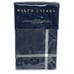 1 Ralph Lauren Modern Equestrian Windowpane King Size Pillow Sham Navy Cream ONE