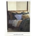 1 Ralph Lauren Modern Equestrian Windowpane King Size Pillow Sham Navy Cream ONE