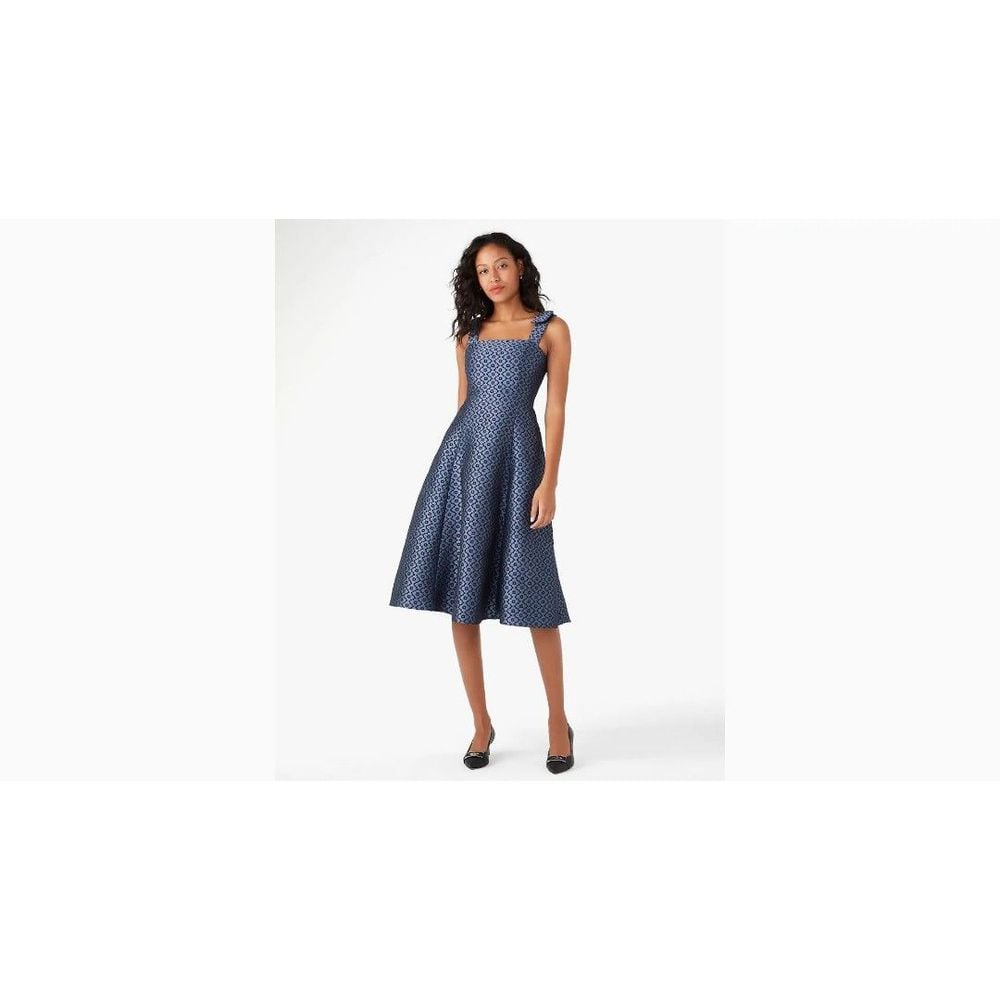 Kate Spade New York Brocade Fit & Flare Dress Size 12 Princess Flowers