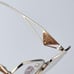 Prada Women BRAND NEW Sunglasses Gold Blue Light Geometric PR57YS ZVN08N