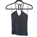 Nation LTD Kitty Halter Top Jet Black Size Small