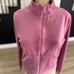 Y2K Juicy Couture women’s XL pink/gold mock turtleneck full zip “love & luxury”