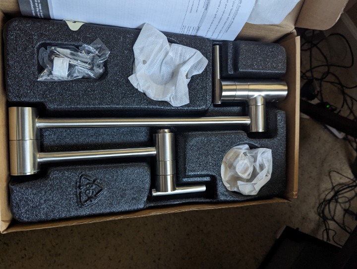 Brand New Parma® Wall Mount Kitchen Pot Filler