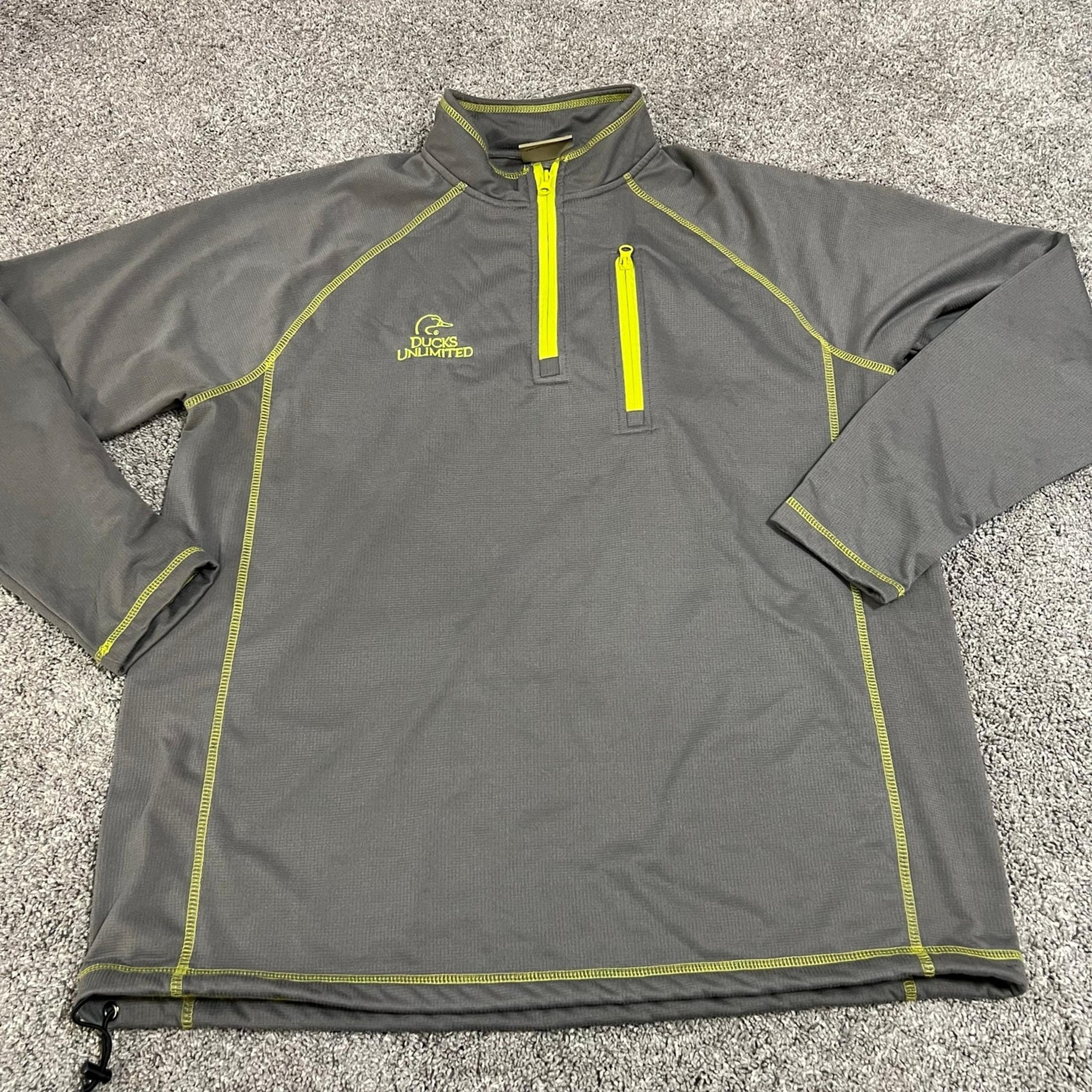 Ducks Unlimited Men’s 1/4 Zip Pullover size Large