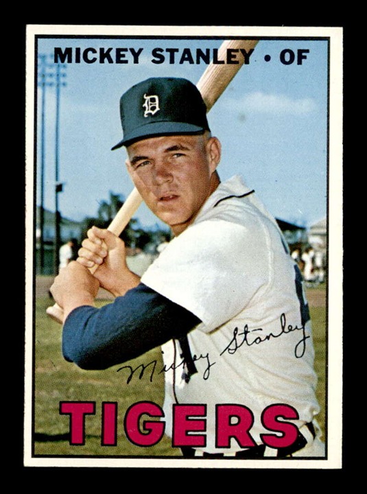 1967 Topps #607 Mickey Stanley Detroit Tigers
