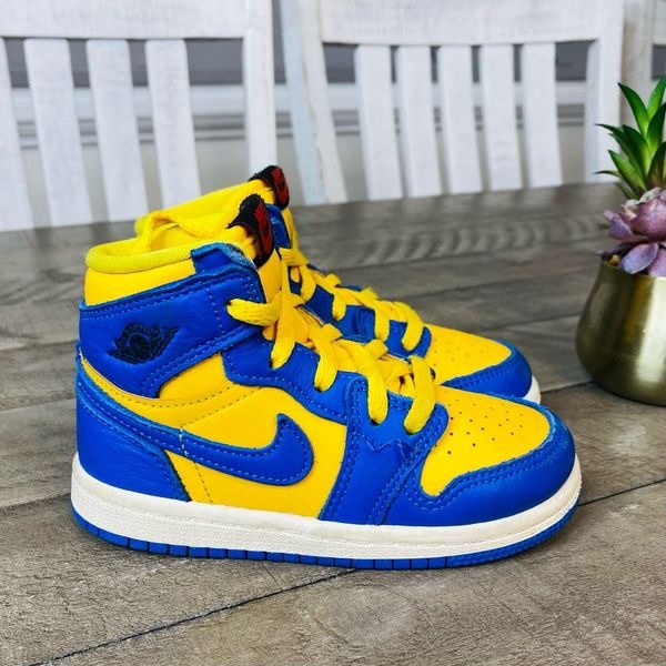 Nike Air Jordan 1 Retro High OG TD Reverse Laney Toddler Size 8C