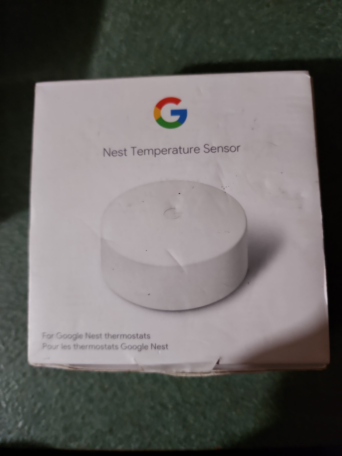 Nest temperature sensor
