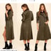 Foxiedoc Cutting Edge Suede Long Jacket Olive Green XS