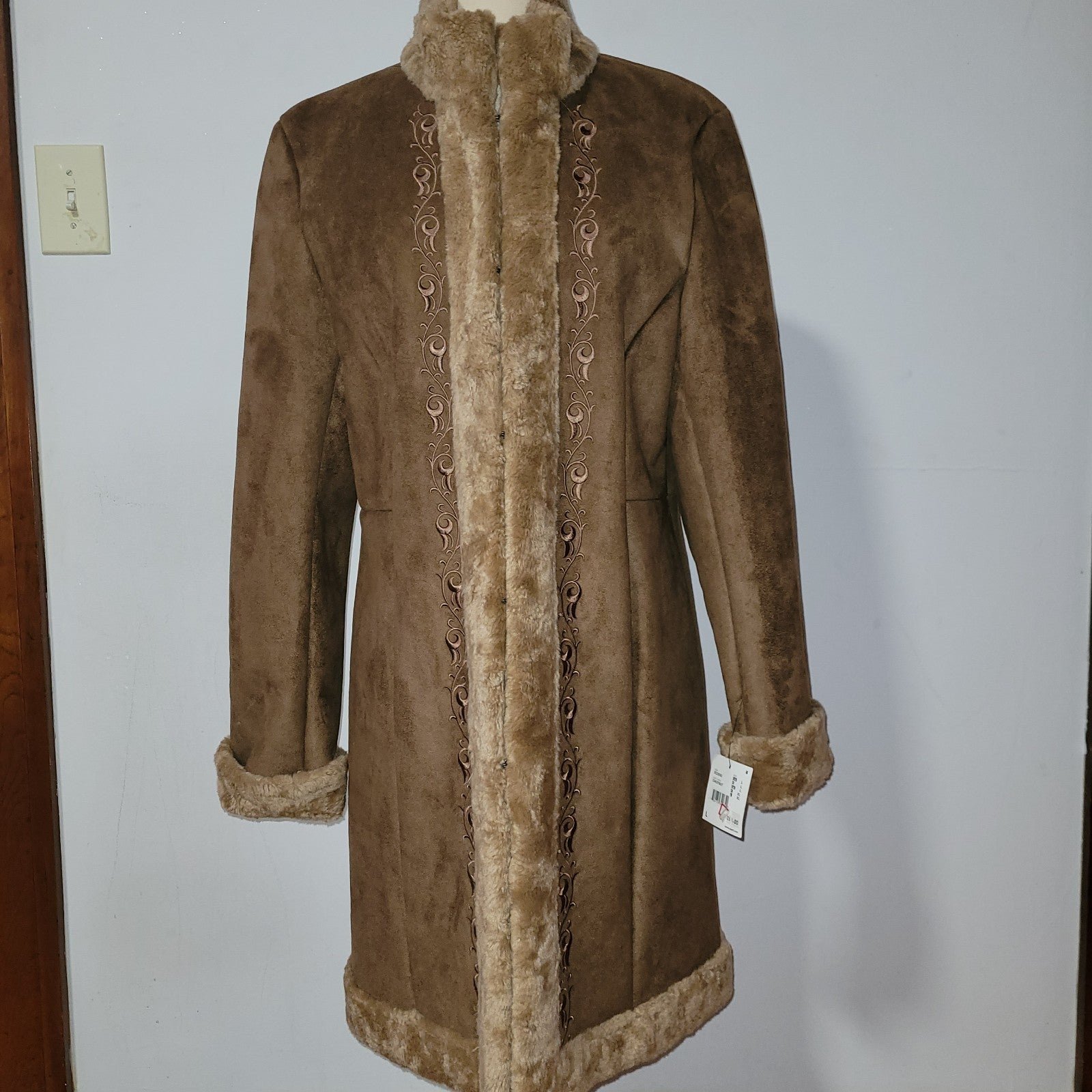 VEGAN Suede, VEGAN shearling coat