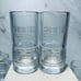 NEW ~ 12 ~ Sobieski Vodka Shot Glasses Embossed Crowned Lion Logo & Name New in