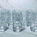 NEW ~ 12 ~ Sobieski Vodka Shot Glasses Embossed Crowned Lion Logo & Name New in