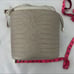 Anna Paola Croc Bucket Hobo Bag