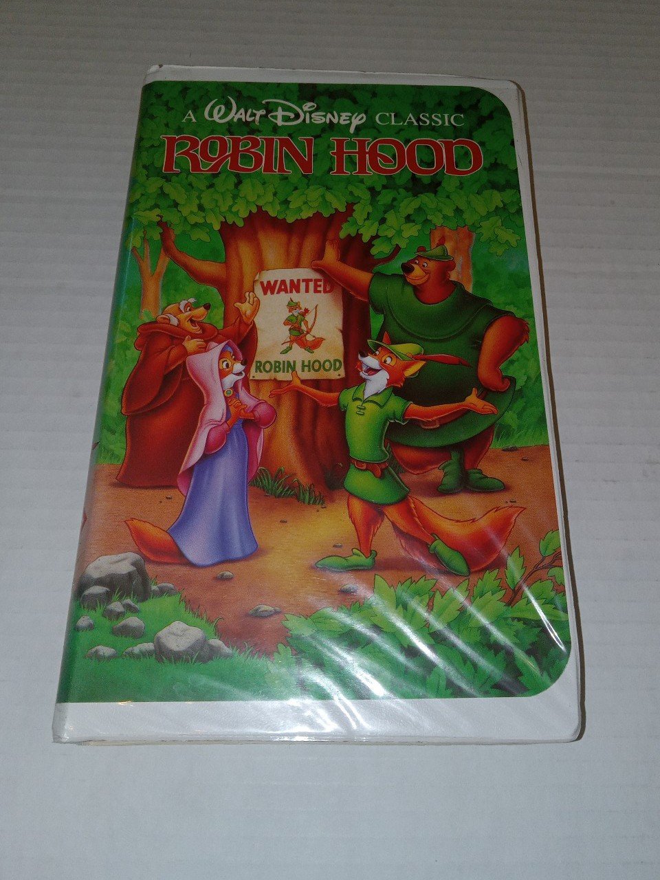 Walt Disney's Robin Hood VHS Tape Black Diamond Edition