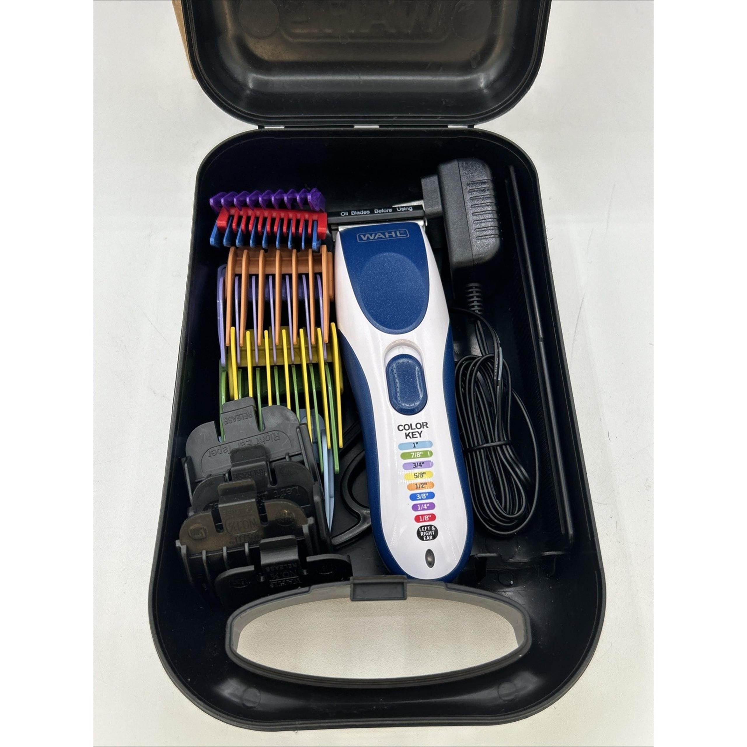 Wahl 09649P Color Pro Cordless Rechargeable Hair Clipper & Trimmer – Easy Color