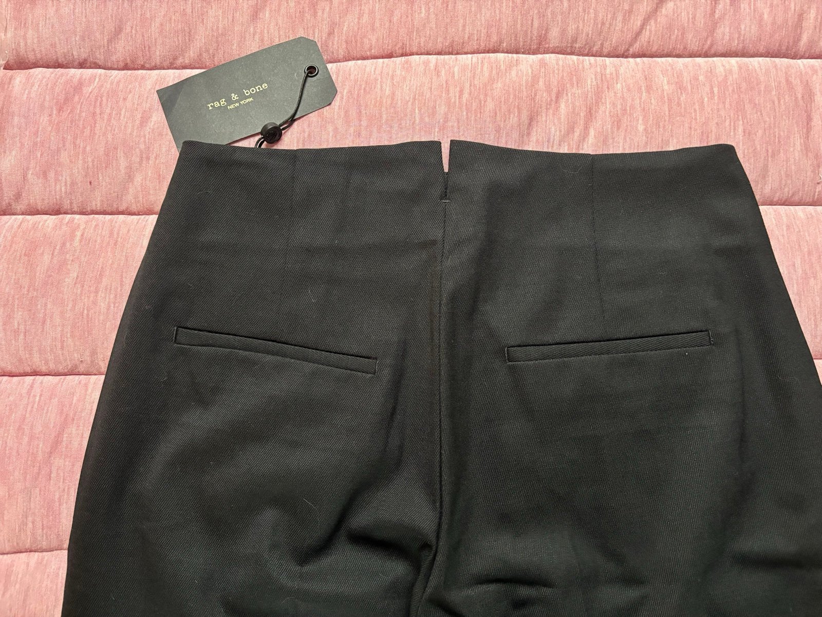 Rag & Bone Jess Black Twill Pants f9ZreeR1T