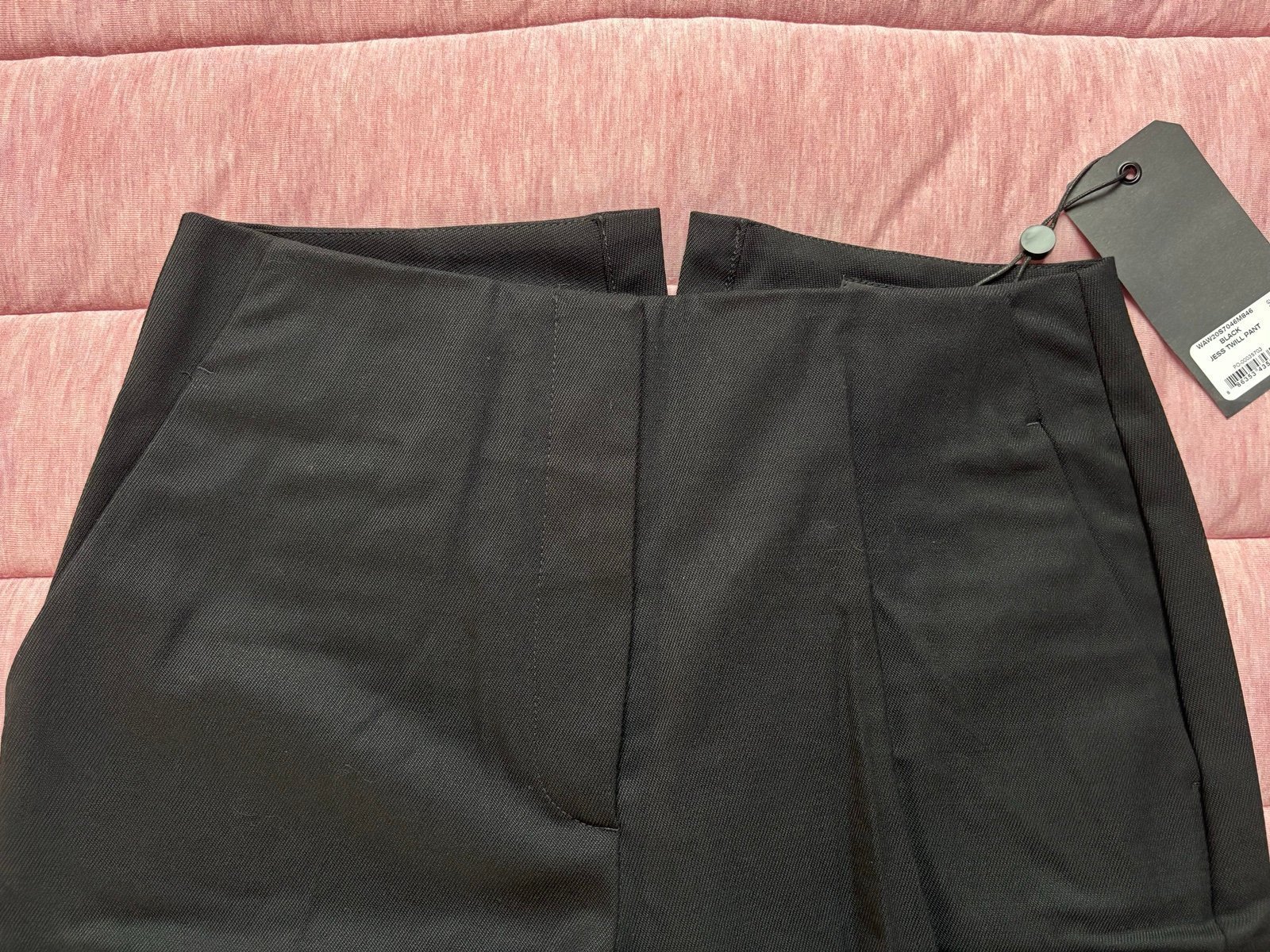 Rag & Bone Jess Black Twill Pants f9ZreeR1T