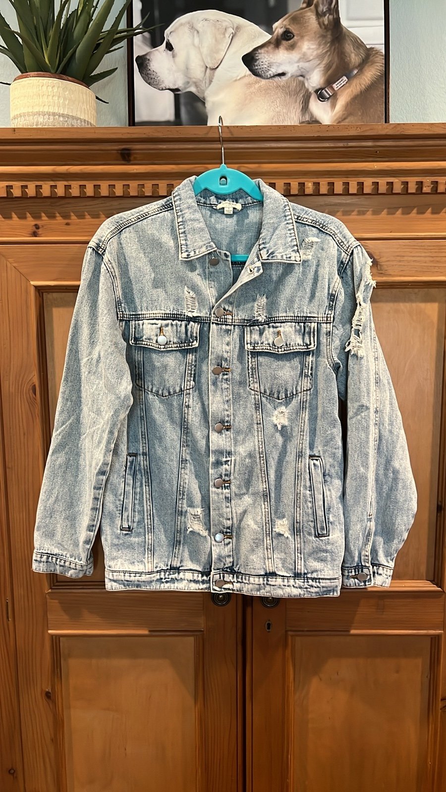 Umgee USA Distressed Denim Jacket