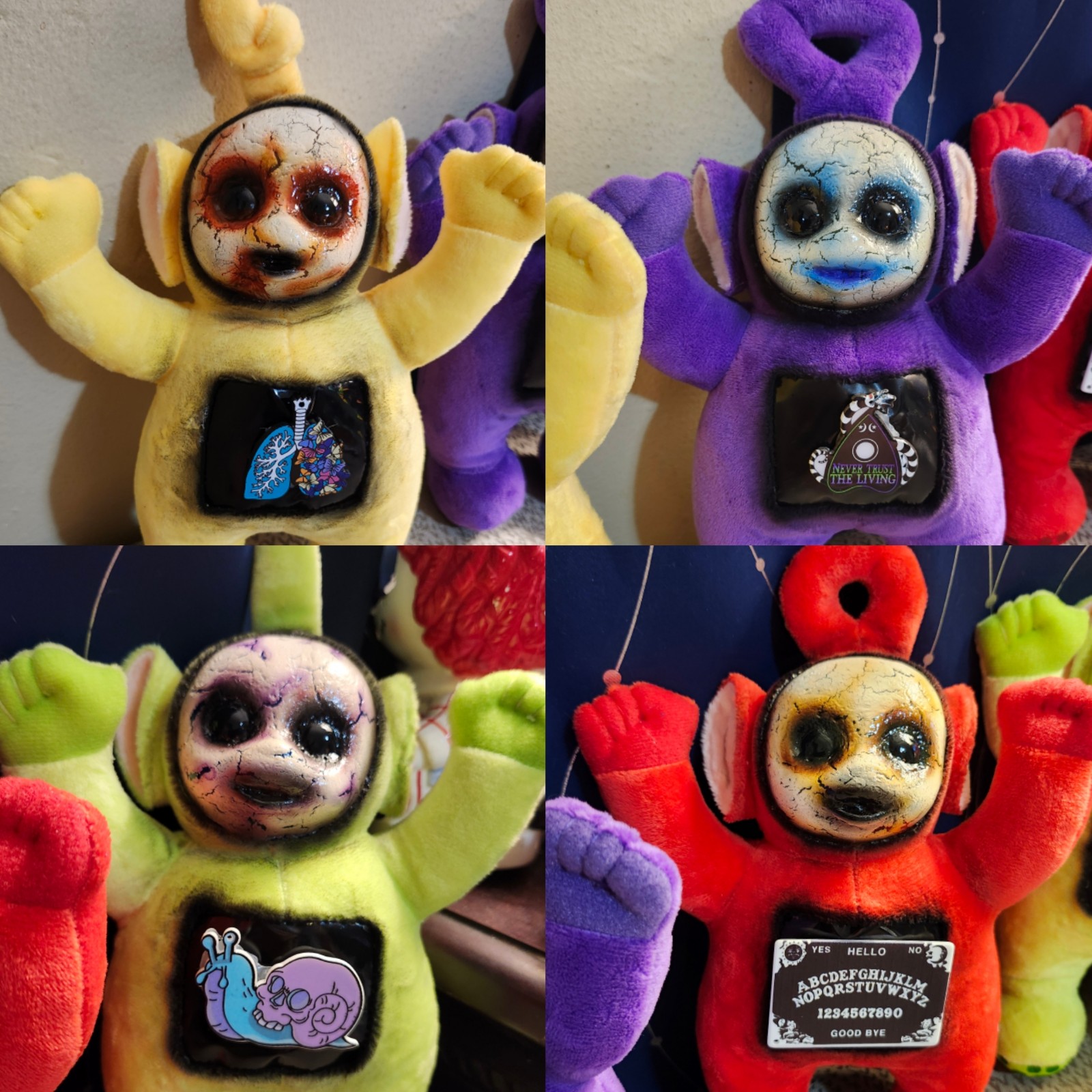 Teletubies OOAK MISFIT DOLLS