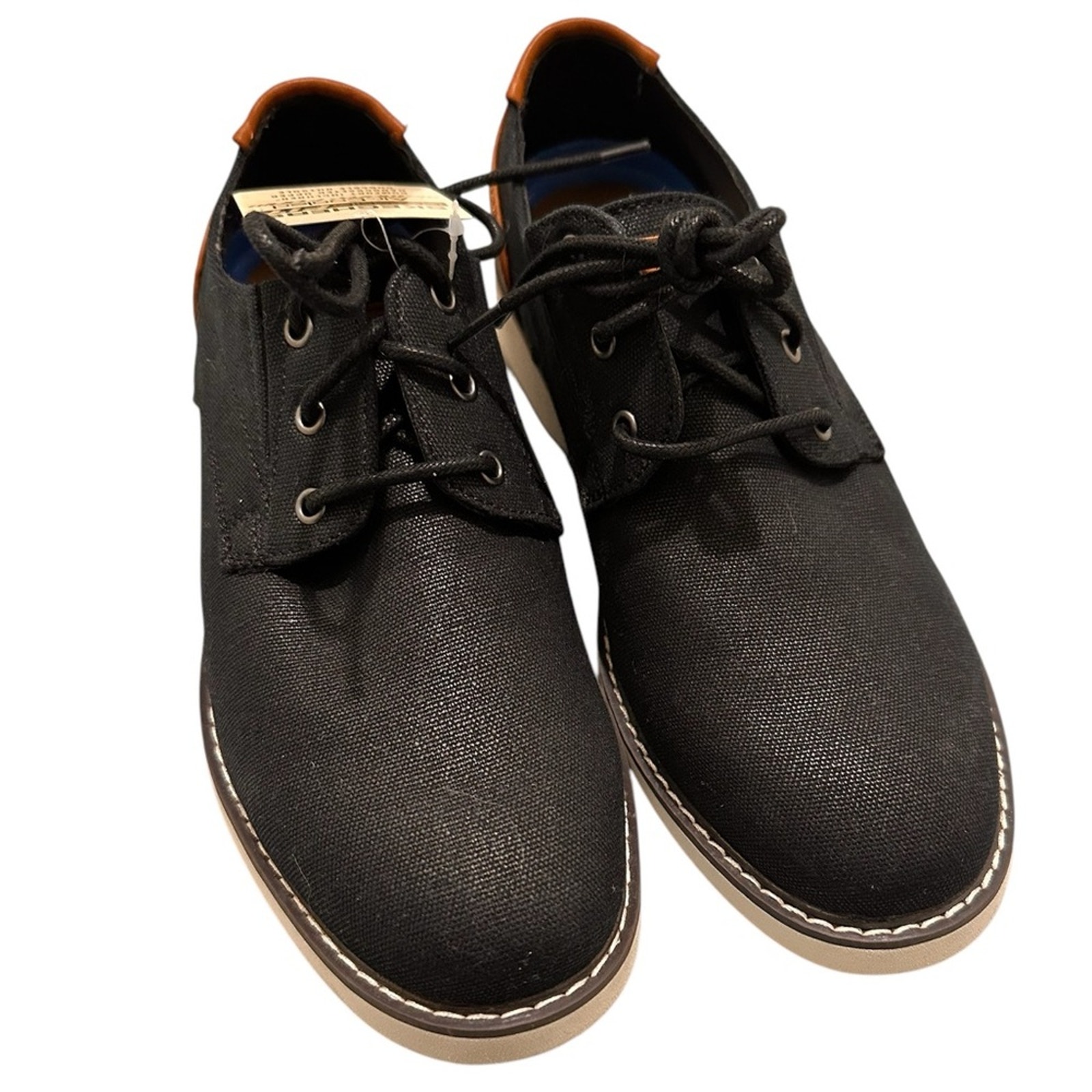 New Sketchers Parton Wilcon Low Laceup Dress Casual Men's Shoes Black Brown, 7