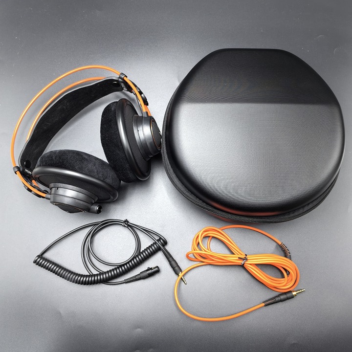 AKG K712 PRO Dynamic Reference Studio Open-Back Wired Over-Ear Headphones Black