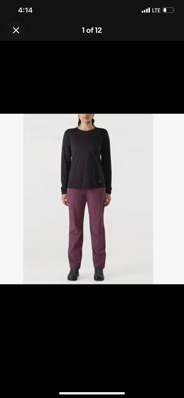 Arc'teryx Women's Gamma LT Pant in Jupiter Size 10 NWOT Purple plum