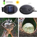 LEDs Solar Stake Lights For Garden Metal Warm White