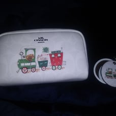 Coach brand new cosmetic case/make-up bag Great Christmas Gift