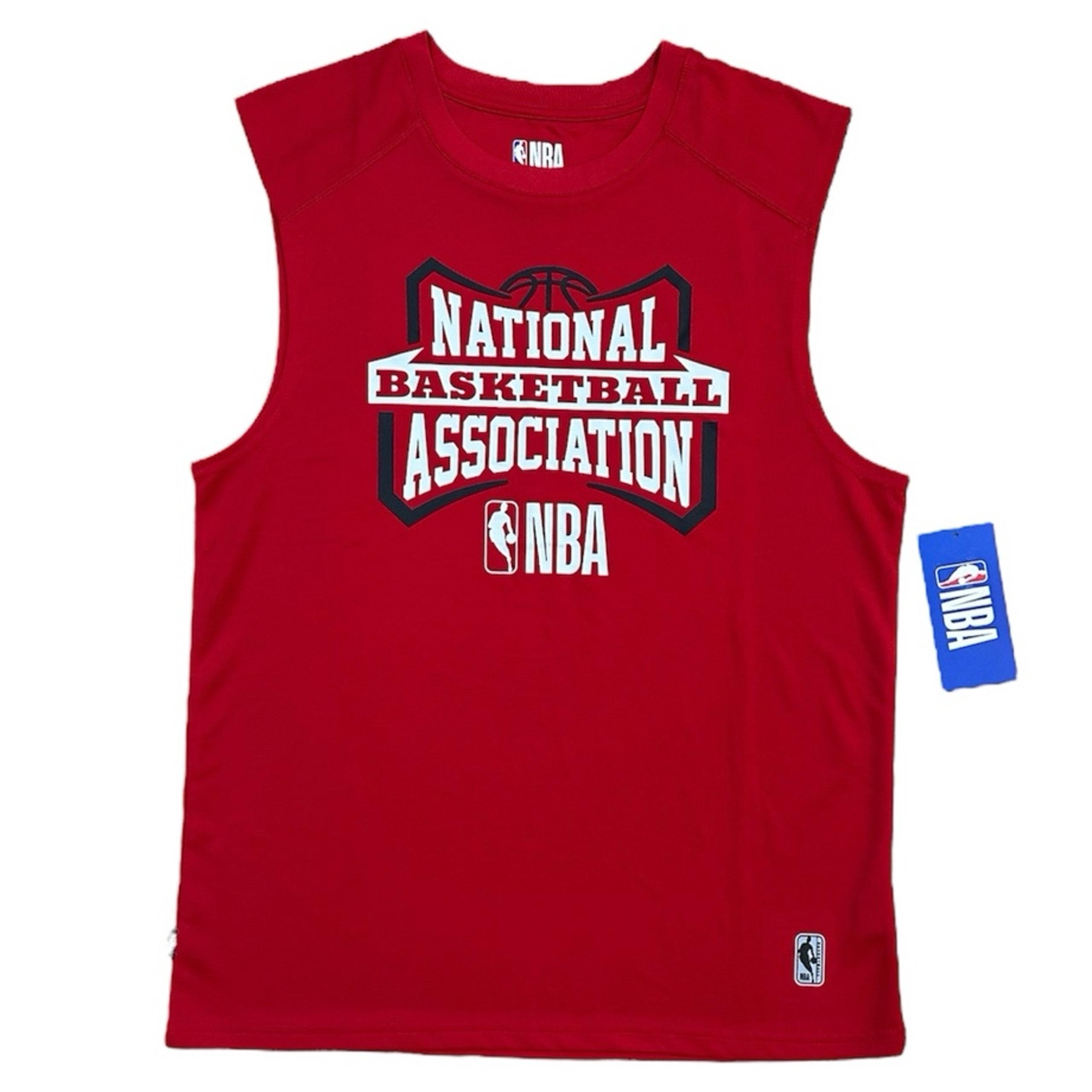NBA Jersey Tank Top Men's Red No Team Size Medium NWT
