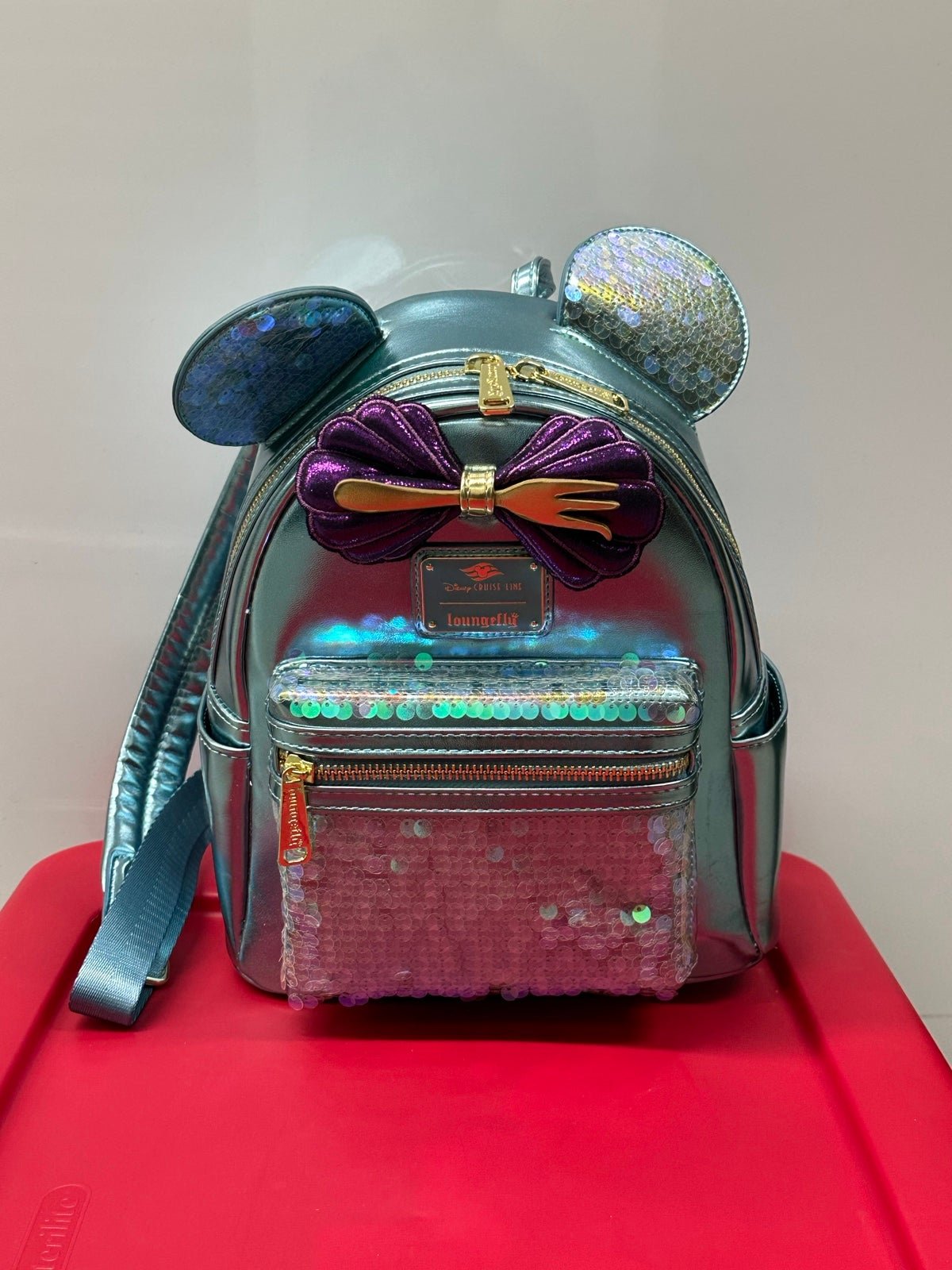 Disney Cruise Line Loungefly Little Mermaid Ariel Backpack w/ Fork