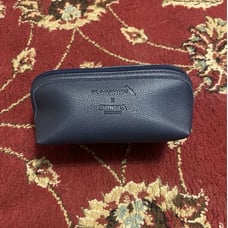 Shinola Detroit American Airlines Travely Toilety Navy Blue Bag