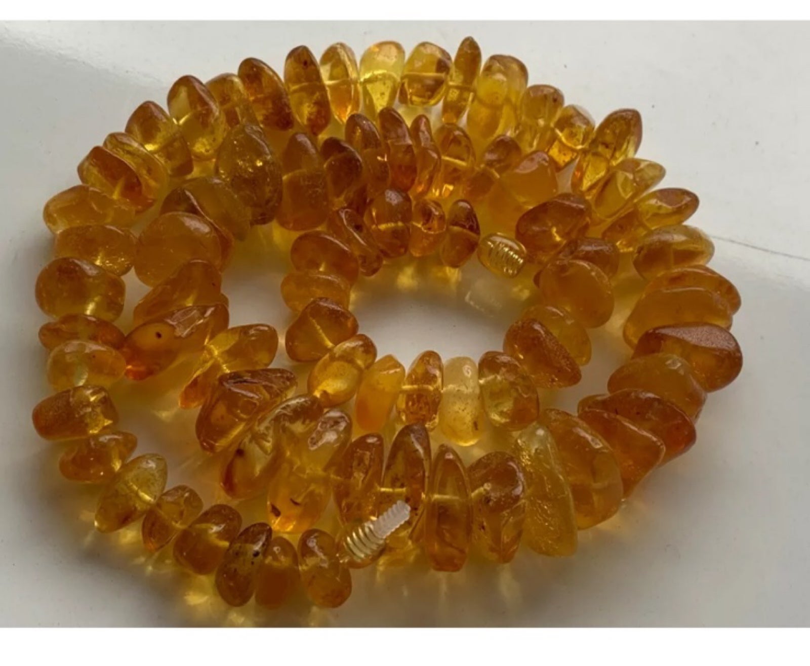 Natural Handmade Vintage Amber Beads Antique Baltic Old Necklace 72 gr