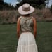 New Floral Corset Boho Western Boning Bustier Top