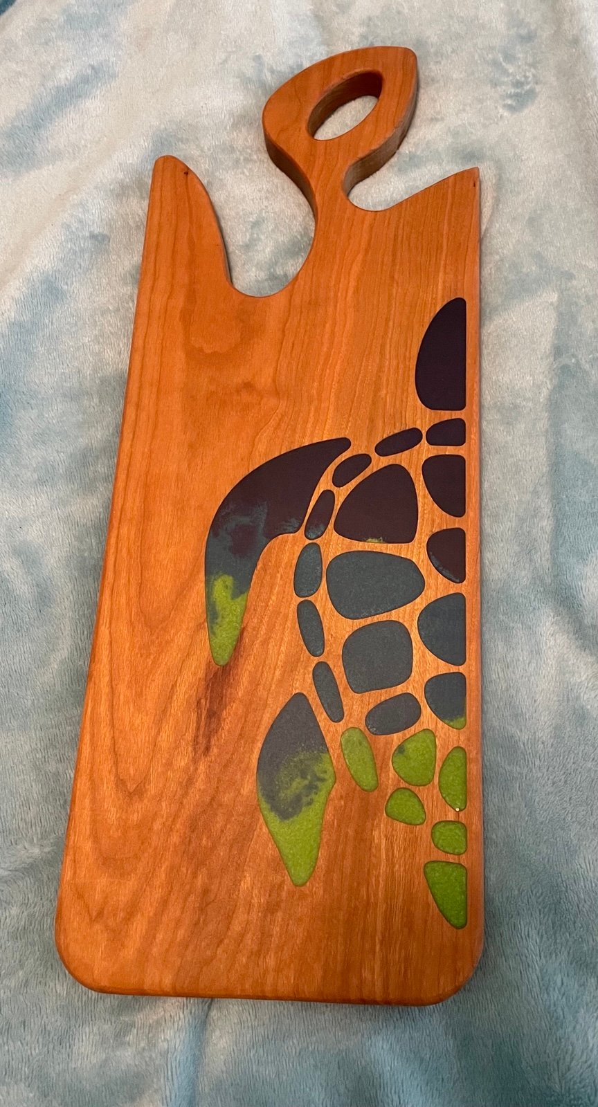 Cherry wood sea turtle board