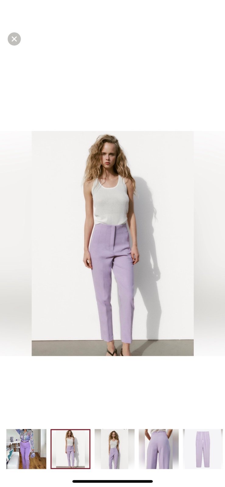 ZARA high waisted pants